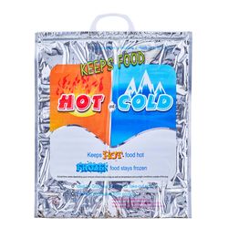 Superio Brand Silver 1 bag Hot and Cold Insulated Bag