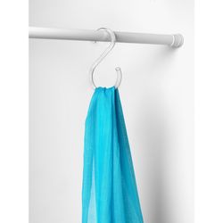 Spectrum Virgo 5.75 in. H X 3 in. W X .75 in. L Plastic Closet Hook