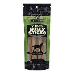 Redbarn Beef Grain Free Bully Stick For Dogs 7 in. 3 pk