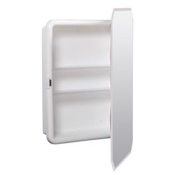 Zenna Home 24 in. H X 16 in. W X 4-1/2 in. D Octagon Medicine Cabinet/Mirror