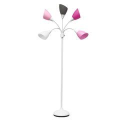 Simple Designs 67 in. Multicolor Floor Lamp