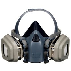 3M P95 Half Face Respirator Valved Blue L 1 pc