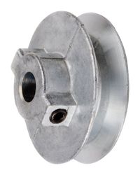 Chicago Die Cast 3 in. D X 1/2 in. D Zinc Single V-Grooved Pulley