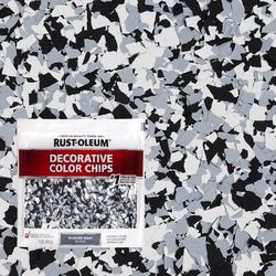 Rust-Oleum Indoor and Outdoor Glacier Gray Blend Decorative Color Chips 1 lb