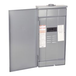 Square D HomeLine 200 amps 120/240 V 8 space 16 circuits Wall Mount Main Breaker Load Center