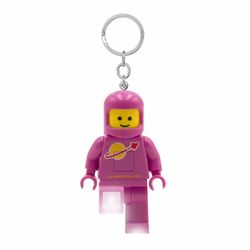 LEGO Plastic Pink Spaceman Keychain w/LED Light