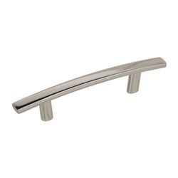 Amerock Cyprus Contemporary Arch Cabinet Pull 3 in. Polished Nickel Silver 1 pk