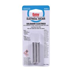 Oatey 1 oz Acid Core Wire Solder 0.063 in. D Tin/Lead 40/60 1 pc