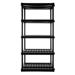 Plano 73 in. H X 36 in. W X 18 in. D Plastic 5-Tier Shelving Unit