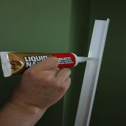 Miller 2-1/2 in. W X 4 ft. L PVC L Corner Guard