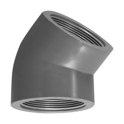 Charlotte Pipe Schedule 80 1-1/4 in. FPT X 1-1/4 in. D FPT PVC Elbow 1 pk