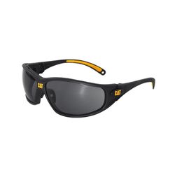 CAT Anti-Fog Tread Adjustable Safety Glasses Smoke Lens Black/Yellow Frame 1 each