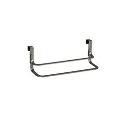 Spectrum Ashley Satin Nickel Double Towel Bar 10-1/2 in. L Steel