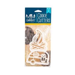 Camco Life is Better at the Campsite White Plastic Cookie Cutters
