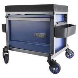 Urban Transit 16.25 in. W X 17.5 in. H X 14.5 in. D Sidekick Rolling Storage Stool Steel Blue