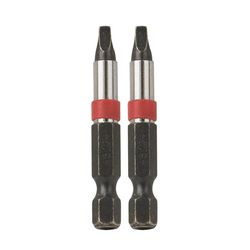 Stay Sharp Square Recess #2 X 2 in. L Screwdriver Bit S2 Tool Steel 2 pk