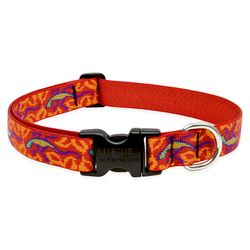 Lupine Pet Original Designs Multicolor Go Go Gecko Nylon Dog Adjustable Collar