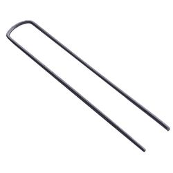 ErosionTech 1 in. W X 6 in. L Steel Fabric and Garden Staples 1 pk
