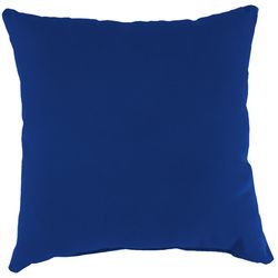 Jordan Manufacturing Blue Olefin Toss Pillow 4 in. H X 16 in. W X 16 in. L