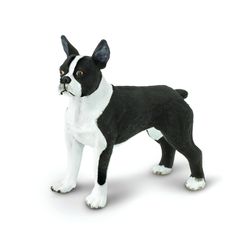 Safari Ltd. Best in Show Boston Terrier Toy Black/White