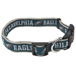 Pets First Team Colors Philadelphia Eagles Nylon Dog Collar Small