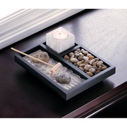 Accent Plus 2.25 in. H X 7.875 in. L Meditation Garden Plastic Decorative Tabletop Kit