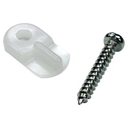 Phifer Wire Turn Button Clear Plastic Screen/Storm Door Clip 8 pk