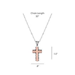 Montana Silversmiths Women's Faith Evermore Cross Necklace