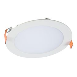 Halo HLB6 Series Matte White 6 in. W LED Smart-Enabled Canless Recessed Downlight 16 W