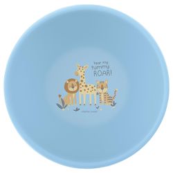 Stephen Joseph Blue Silicone Zoo Bowl 4.75 in. D 1 pc