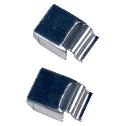Phifer Wire Mill Silver Aluminum 5/16 in. W X 5/8 in. L Crossbar Screen Clips 10 pk