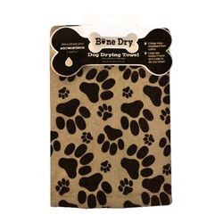 Bone Dry Printed Dog Towel 44" x 27.5" Microfiber