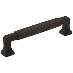 Amerock Transitional Bar Cabinet Pull 5-1/16 in. Oil Rubbed Bronze Brown 1 pk