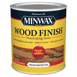 Minwax Wood Finish Semi-Transparent English Chestnut Oil-Based Penetrating Wood Stain 1 qt