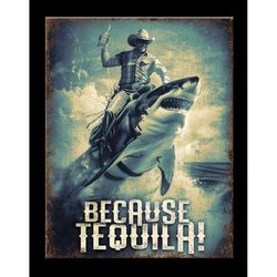 Desperate Enterprises 16 in. H X 12.5 in. L Tin Sign