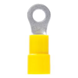 Jandorf 12-10 Ga. Insulated Wire Ring Terminal Yellow 5 pk
