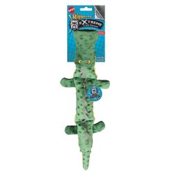 Spot Skinneeez For Dog Green Plush Extreme Triple Squeak Crocodile Squeaky Dog Toy Extra Large 1 pk