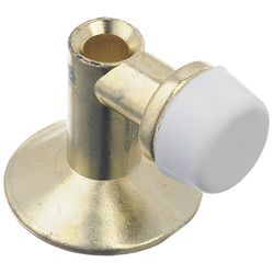 Ace 1-1/4 in. W Metal Bright Gold Door Stop Mounts to floor 1.25 in.