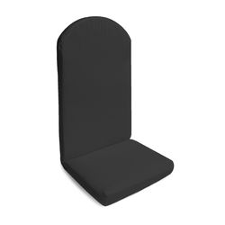 Jordan Manufacturing Charcoal Gray Olefin Adirondack Cushion 2.5 in. H X 19 in. W X 44.5 in. L