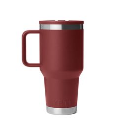 YETI Rambler 30 oz Stag Red BPA Free Travel Straw Mug