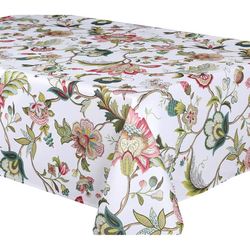 Texstyles Deco Easy Care Blush Brissac Polyester Tablecloth 94 in. L X 54 in. W