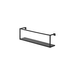 Dolle Aquarium 4.7 in. H X 15.7 in. W X 3.1 in. D Black Steel Decorative Wall Shelf
