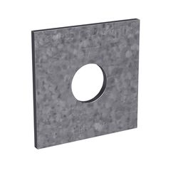 Simpson Strong-Tie 2 in. H X 0.1 in. W X 2 in. L Galvanized Steel Bearing Plate