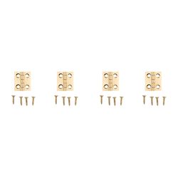 National Hardware 3/4 in. L Solid Brass Door Hinge 4 pk