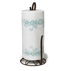 Spectrum Leaf Steel Paper Towel Holder 14 in. H X 6.5 in. W X 6.25 in. L