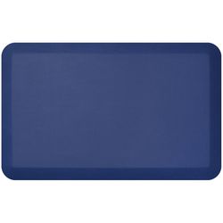 Gel Pro Designer Comfort 20 in. W X 36 in. L Navy Blue Leather Grain Polyurethane Anti-Fatigue Mat