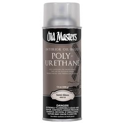 Old Masters Semi-Gloss Clear Oil-Based Polyurethane Spray 12 oz
