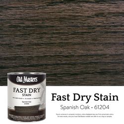 Old Masters Professional Semi-Transparent Spanish Oak Oil-Based Alkyd Fast Dry Wood Stain 1 qt