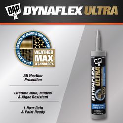 DAP DynaFlex Ultra Light Gray Advanced Latex Advanced Siding and Window Waterproof Sealant 10.1 oz