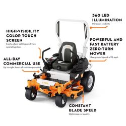STIHL RZA 748 48 in. 0 cc Battery Zero Turn Riding Mower Kit (Battery & Charger)